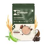 The Healthspan Co. | High Protein Slim Shake for Managing Weight | With Fiber & Probiotic | No Sweetener or Maltodextrin | For Men & Women | Gluten & Lactose Free | 12 servings | 425gm Belgian Chocolate