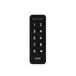 Nuki 220284 Keypad, code lock for front door, smart add-on for Smart Lock, open and close via 6-digit access code, add-on door opener with code, Bluetooth, Smart Home, Black