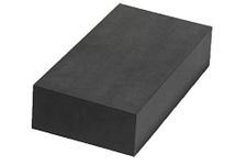 ABS Plastic Bar Stock - Colored Blocks - 1.5" Thickness X 6" Width X 6"Length for CNC Machining (Black, acrylonitrile_butadiene_styrene)