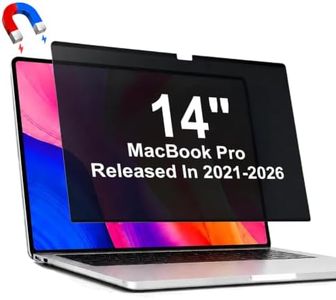 GMOC Magnetic Privacy Screen for MacBook Pro 14 Inch (2021-2026, M1, M2, M3, M4, M5), Removable Anti Glare Matte Filter for 14” Laptop, Blue Light Blocking Computer Privacy Screen Protector