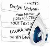 100pc Iron on Name Labels for Cloth