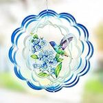 VP Home Celestial Planet Kinetic Wind Spinner for Yard and Garden Wind Spinner Outdoor Metal Large Hanging Plantary Decor 3D Garden Art Wind Sculpture