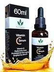 Vitamin C Serum for Face & under eyes 20% 60ml with Hyaluronic Acid Liposome Vitamin E for Anti wrinkle Anti ageing Dark Circles Fine Lines Acne Sun damaged Skin