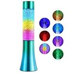 Lava Lamp for Adults, 13.2'' Multi-Color Glitter Lava Lamps, USB Powered Tornado Night Lights, Bar Party Mood Lamp, Home Bedroom Decoration, Gifts for Christmas Halloween Birthdays Holidays