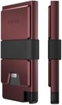 Ekster - Aluminum Cardholder Pro Wallet - All-Metal Aluminum Wallet for Men - Fits 7 Cards, RFID Blocking Layer, Ultra-Thin, Minimalist, Push Button, Card Access, Expandable, Trackable (Desert Red)