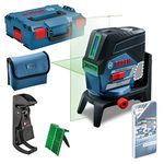 Bosch Professional 12V System Laser Level GCL 2-50 CG (without Battery and Charger, green laser, interior, W/App function, Mount, Visible Working Range: up to 20m, in L-Boxx), 0601066H03