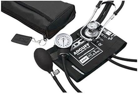 ADC 768-641-11ABK Pro's Combo II SR Adult Pocket Aneroid/Scope Kit with Prosphyg 768 Blood Pressure Sphygmomanometer, Black