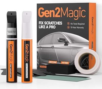Gen2Magic Attitude/Midnight Black Metallic Touch Up Paint Pen Kit for Toyota [Clear Coat Included], 218 Color Match, Easy Scratch Repair for Toyota RAV4 Camry Corolla Tacoma Highlander 4Runner & More