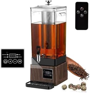 GKFF Tea Maker Machine, 14L 90 Cups Multi Functional Tea Dispenser Pot with Removable Infuser, Hot Water Urn for Flower Blooming & Iced Teas Maker, Catering Large Drink Dispenser, Commercial Teas Urn