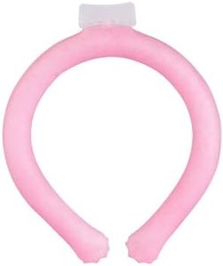 MENO Neck Cooling Tube, Wearable Cooling Neck Wrap for Summer Heat, Relief for Hot Flashes, Reusable (Pink)