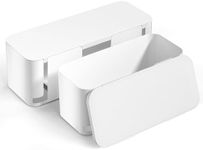 Yecaye Cable Management Box, 2 Pack