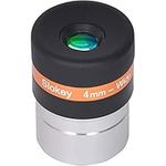 4 mm Pro Slokey Ocular Telescope - 62o HD Aspherical Lens - Wide Field of Vision and Exceptional Optical Quality for a Quiet, Bright Image - Super Light, Compact and Sturdy (1.25")