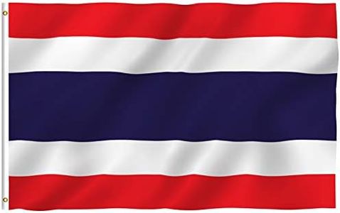 ANLEY Fly Breeze 3x5 Foot Thailand Flag - Vivid Color and UV Fade Resistant - Canvas Header and Double Stitched -Thai National Flags Polyester with Brass Grommets 3 X 5 Ft