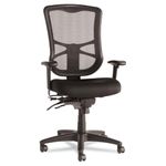 Elusion Series Mesh High-Back Multifunction Chair, Black, Sold as One Each