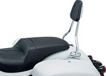 Kuryakyn 6586 Motorcycle Accessory: Sissy Bar for 2014-2020 Indian Motorcycles with Cushioned Backrest Pad, Chrome