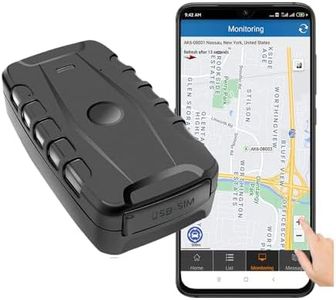 4G Hidden Magnetic GPS Tracker for Vehicles with One Month Subscription Car Tracking Device Long Battery Life Real Time Portable Location Locator Asset Trailer Motorcycle Truck Fleet
