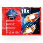 THE HEAT COMPANY Handwarmers - 10 Pairs - EXTRA WARM - Hand Heat Pads - 12 Hours Warm Hands - Instant Heat - Air Activated - Purely Natural