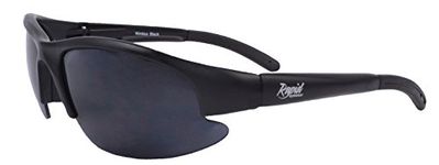 Rapid Eyewear Very DARK CATEGORY 4 SUNGLASSES for Extreme Sun Conditions and Sensitive Eyes (Photophobia). UV400 Tinted Protection Glasses for Men & Women. Matt Black