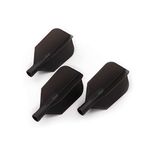 Cuesoul TERO AK4 Dart Flights Slim Shape Black,Set of 3 pcs