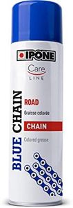 IPONE - Graisse de Chaîne pour Moto – Couleur Bleue - Formulation anticorrosion– Résiste à l’eau –Donne une Touche de Style Originale et Colorée à la Chaine - 250 ml, Bleu