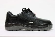 ACME Storm Steel Toe Leather Safety Shoe (Black, S1) (Numeric_9)