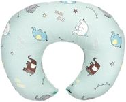 Witeasy Nursing Pillow for Breastfeeding & Bottle Feeding, Breast Feeding Pillow with Removable Cover for Nursing Mothers, Machine Washable Baby Donut Pillow (Elephant-3)…