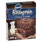 Pillsbury Chocolate Fudge Chewy Brownie Mix, 400 Grams Package of Brownie Mix, Baking Mix, Tastes Like Homemade, Easy To Bake