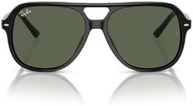 Ray-Ban Unisex Kid's Rj9096s Bill Sunglasses, Black/Dark Green, 49 mm
