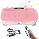 Vibration Plate Exercise Machine - 99 Speed Levels & 400LBS Capacity Vibration Plate for Lymphatic Drainage & Weight Loss, Whole Body Waver Vibration Plate for Home Fitness