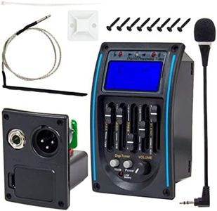 CLUB BOLLYWOOD Eq 5-Band Acoustic Guitar Piezo Pickup Preamp Tuner System with LCD Screen | Musical Instruments & Gear | Guitars & Basses | Parts & Accessories