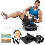 Rumblex Plus 4D Vibration Plate Exercise Machine - Triple Motor Oscillation, Linear, Pulsation + 3D/4D Motion Vibration Platform | Whole Body Vibration Machine for Home