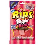 Foreign Candy Company Rips Bite Size Rippin Reds Licorice Candy Pieces, 4 Ounce -- 12 Per Case.