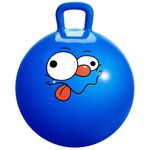 INPODAK Space Hopper for Kids 6 Years Old, 20 Inches Hopping Ball for Age 5 6 7 8 9, Jumping Ball with Handle, Hop Balls Toy for Child Boys Girls Indoor Outdoor Garden Yard Game