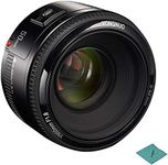 YONGNUO YN50mm F1.8 Standard Prime Lens Large Aperture Auto Focus Lens Compatible with Canon EF Mount Rebel DSLR Camera (CXK5648617516965WD)