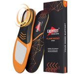 (New 2024) Sport Athletic Shoe Insoles Men Women - Ideal for Active Sports Walking Running Training Hiking Hockey Extra Shock Absorption Inserts Orthotic Comfort Insoles for Sneakers Running Shoes M