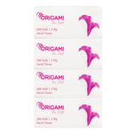 Origami 2 Ply Facial Tissue Soft Pack | Car Tissue - Pack of 4 (200 Pulls Per Box, 800 Sheets)