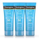 Neutrogena Hydro Boost Water Gel Non-Greasy Moisturizing Sunscreen For All Skin Types Lotion With Broad Spectrum Spf 50, Water-Resistant, 3 Fl Oz, Pack Of 1