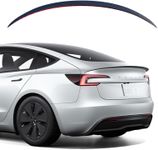 TOPABYTE Real Carbon Fiber Spoiler for Tesla Model 3 Highland 2024 Rear Lip Trunk Spoiler Tail Spoiler Wing Performance Accessories (Matte Carbon Fiber)