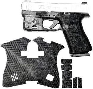 Handleitgrips Gun Grip Wrap Tape, Non-Slip, Adhesive Style, Do It Yourself, Easy Installation, Accessories, Compatible with Glock 43x and Glock 48 Vinyl Honeycomb, Veteran Owned, Made in The USA