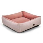 Comfytails Snoozle - Premium Orthopedic Dog Bed | 5-Year Warranty, Human-Grade Memory Foam for Joint Relief, Waterproof & Machine Washable, Anti-Skid | Pink | Large