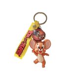 AEROSTARK Rubber Dancingjerry Keychain | Cute Birthday Gift For Girls Special Valentine Girlfriend (Dancing Jerry 1Pcmulticolor)