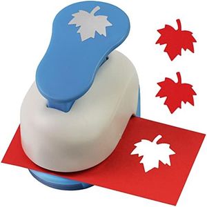 Ecohu Maple Leaf Punch Cutter 1inch, Paper Punches, Craft Lever Punch Handmade, Leaves Shape for Paper Crafting, Scrapbooking, Cards Decoration, DIY Arts. (Maple Leaf)