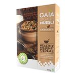 GAIA Crunchy Muesli Amaranth Zero Cholesterol High Fiber| Source of Iron | No Trans Fat| Helps in weight management | Healthy and Nutritious| Light and wholesome breakfast choice400 gm