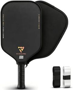 Pickleball Paddles, Carbon Fiber Pickleball Paddle with Matte Surface Pickleball Set T700 16MM Pickle Ball Racket 10% Larger Sweet Spot Focus Series
