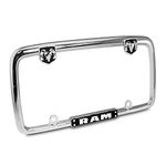 Cruiser Accessories 11135 RAM License Plate Frame, Chrome/Black