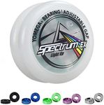 Yomega Spectrum EX-Lightup Bearing YoYo with 6 Colors + Multicolor LEDs & 5 Spacers, Pro Level Designed for looping Tricks/String Tricks, Best Performance for 2A Players.+2 Strings & 3 Month Warranty