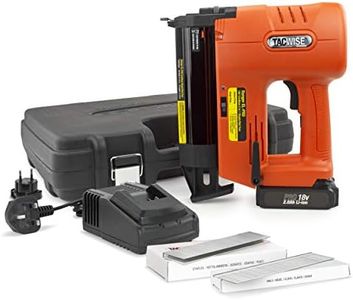 Tacwise 1506 Ranger EL-PRO, 18V Cordless 2-in-1 Staple/Nail Gun with 18V Battery, Charger & 2,000 Staples/Nails, Uses Type 91 Staples and Type 180 Nails , Orange