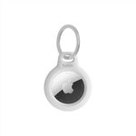 Belkin AirTag Case Secure Holder with Key Chain for Apple Air Tag Protective Cover with Advance Scratch Resistance - White Colour (F8W973)