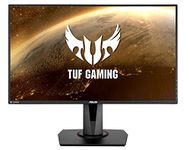 ASUS TUF Gaming VG279QM HDR Gaming Monitor - 27 Inch Full HD (1920 x 1080), Fast IPS, 280Hz, 1 ms (GTG), Extreme Low Motion Blur Sync, G-SYNC Compatible, DisplayHDR 400, Black