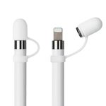 Anti-Lost Cap Tether 2 Pack Compatible with Apple Pencil 1st Generation Cap,Apple Pencil Cap, Pencil Protective Cover/Holder/Keeper Prevent Damage for Apple Pencil & Apple Pencil Cap Lost